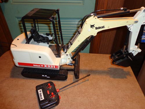 remote control toy backhoe