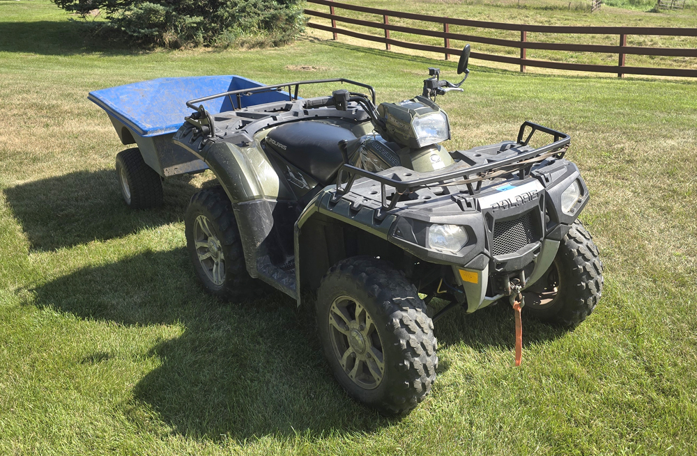 ATV-w-wagon