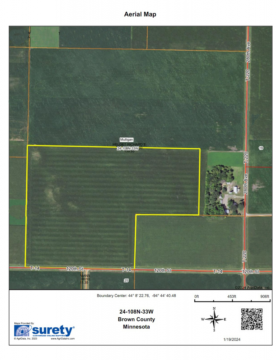 130 acres of Brown County Farm Land Mages Land Company & Auction