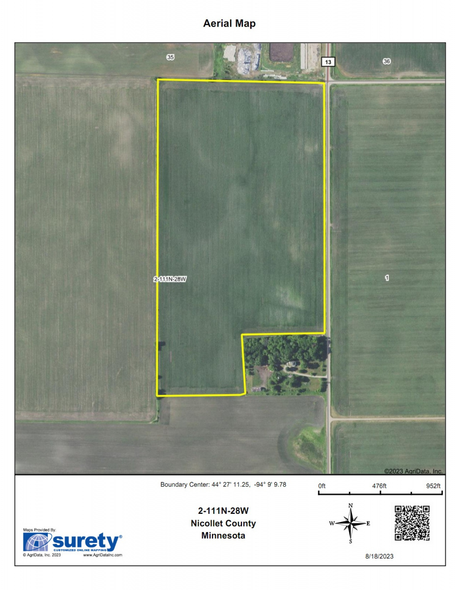 253.01 Acres of Nicollet County Farmland Mages Land Company & Auction