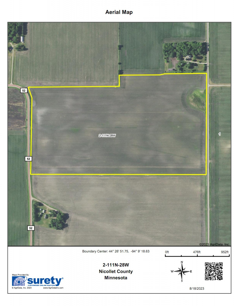 253.01 Acres of Nicollet County Farmland Mages Land Company & Auction