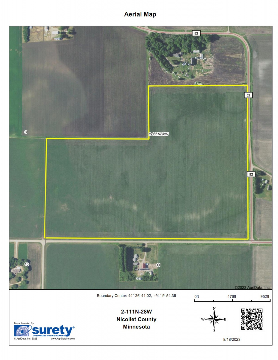 253.01 Acres of Nicollet County Farmland Mages Land Company & Auction