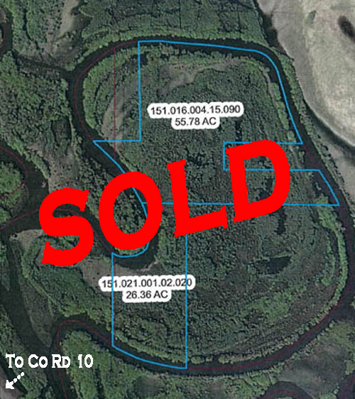 82.14ac Wooded Hunting Land on Minnesota River Mages Land Company