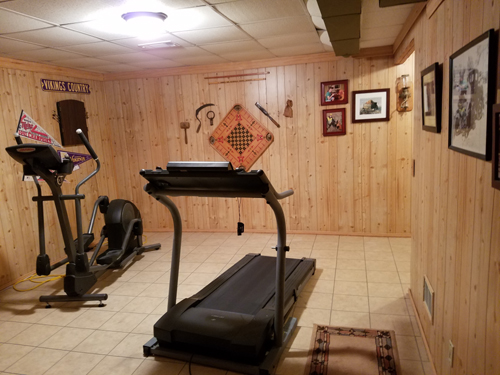 Lower level work out room 2