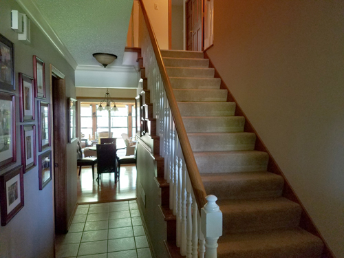 Stairwell to upper level